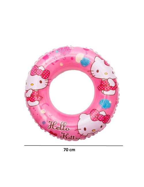 Flotador Inflable Hello Kitty 70cm Niñas Piscina Y Playa