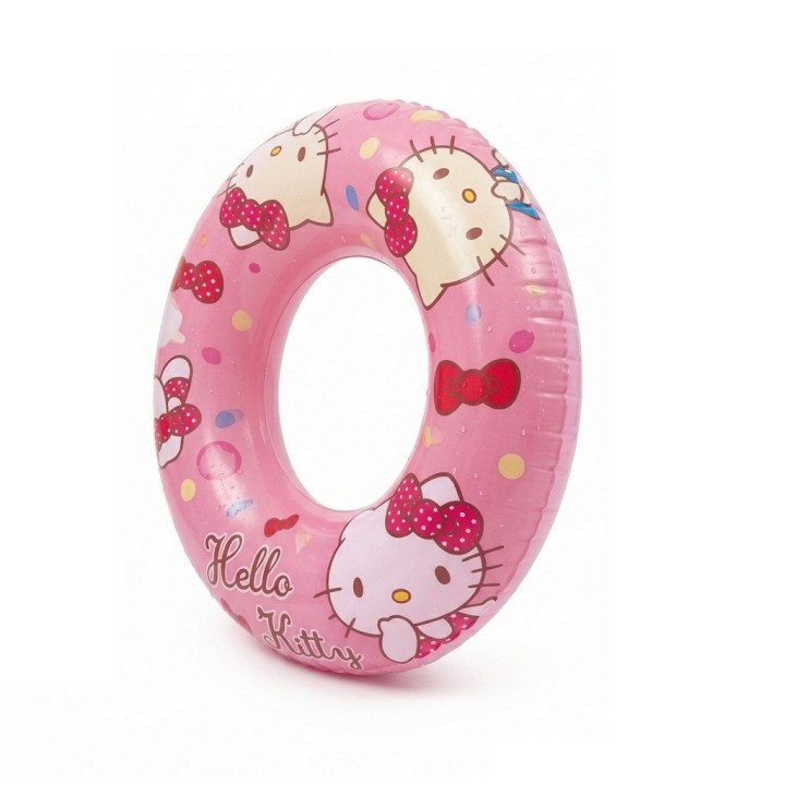 Flotador Inflable Hello Kitty 70cm Niñas Piscina Y Playa
