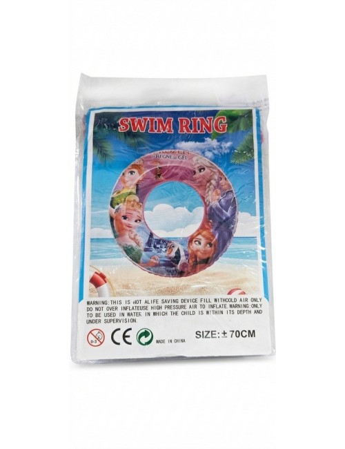 Flotador Inflable Princesas Del Hielo 70cm Piscina Niñas