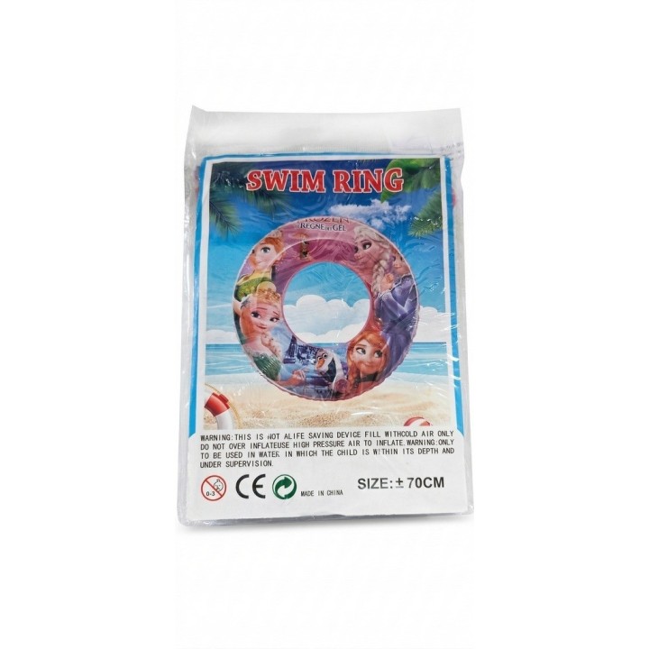 Flotador Inflable Princesas Del Hielo 70cm Piscina Niñas