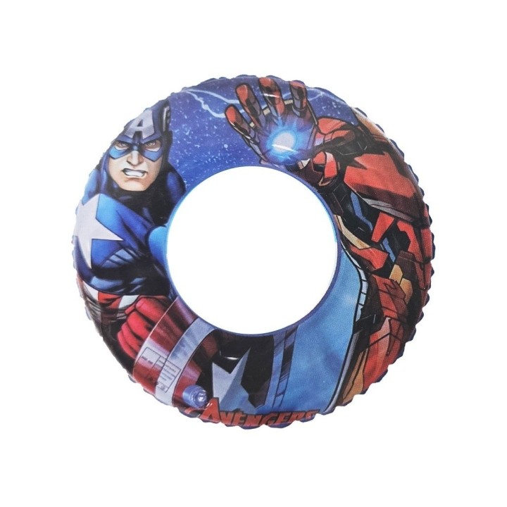 Flotador Inflable Superhéroe 70cm Niños Piscina Y Playa