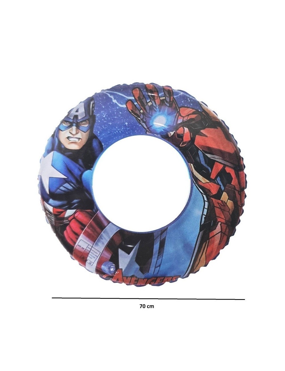 Flotador Inflable Superhéroe 70cm Niños Piscina Y Playa