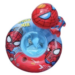 Flotador Boia Bebé Diseño Hombre Araña Con Asiento Piscina
