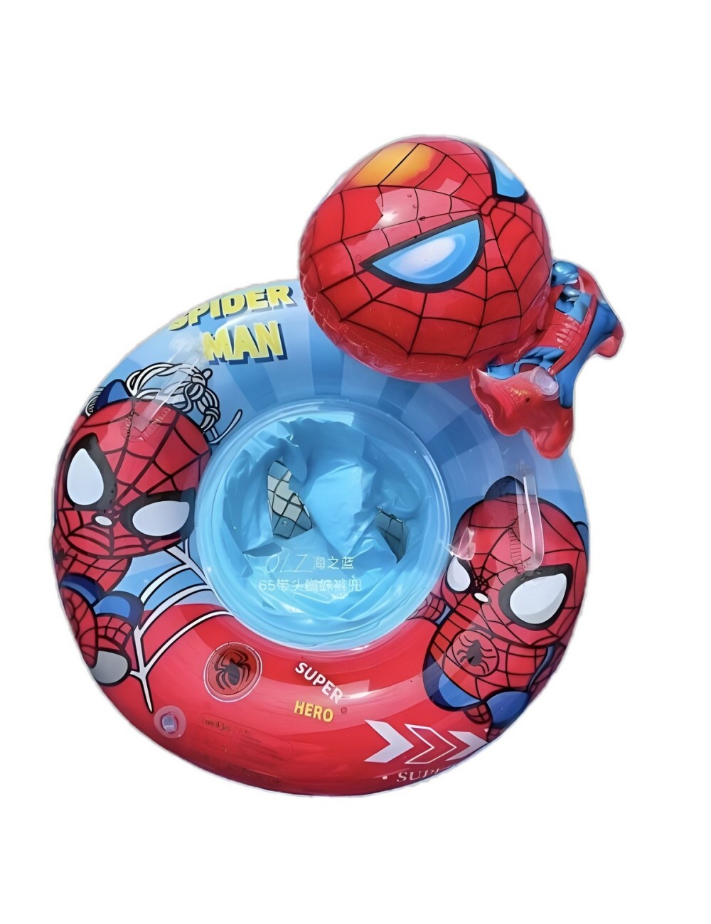 Flotador Boia Bebé Diseño Hombre Araña Con Asiento Piscina