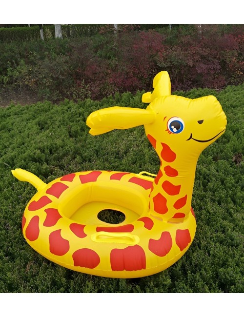 Flotador Boia Bebé Diseño Jirafa Con Asiento Para Piscina