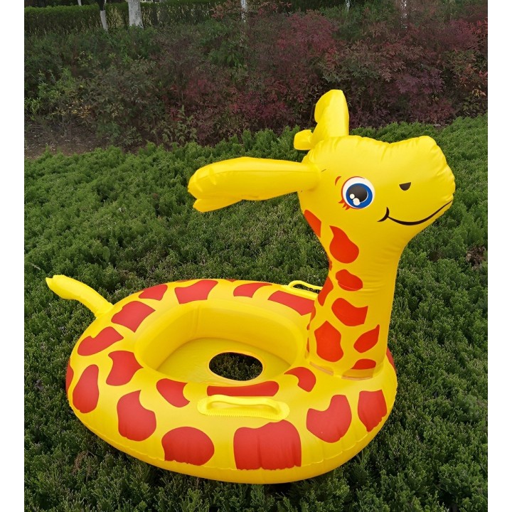Flotador Boia Bebé Diseño Jirafa Con Asiento Para Piscina