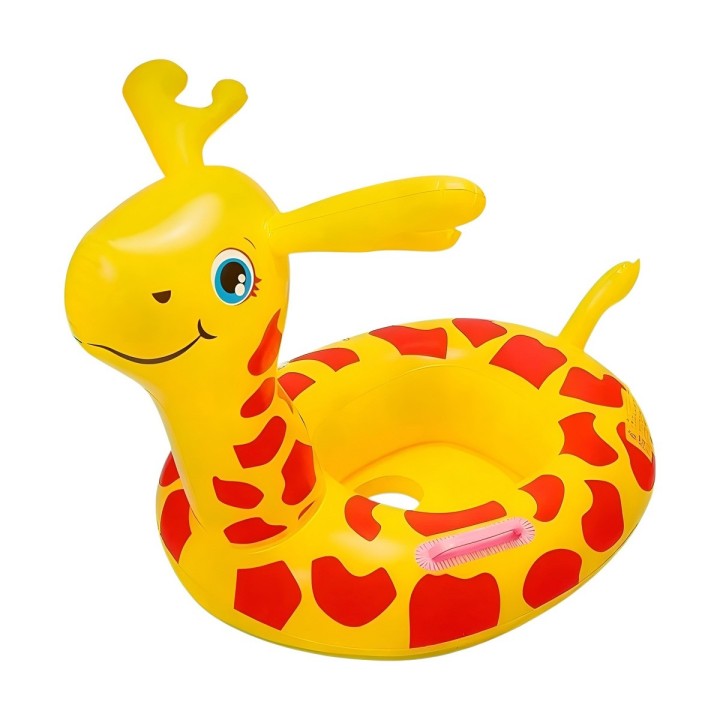 Flotador Boia Bebé Diseño Jirafa Con Asiento Para Piscina