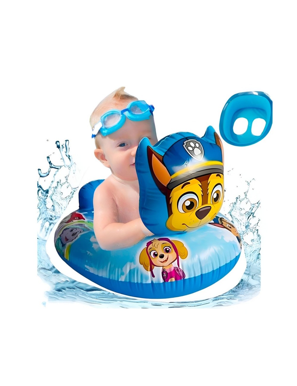 Flotador Boia Bebé Perrito Policia Piscina Mar