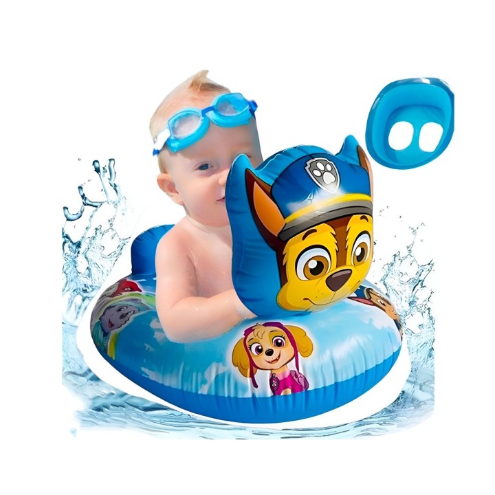 Flotador Boia Bebé Perrito Policia Piscina Mar