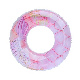 Flotador Boia Sirena Escamas Glitter Piscina Playa 60cm
