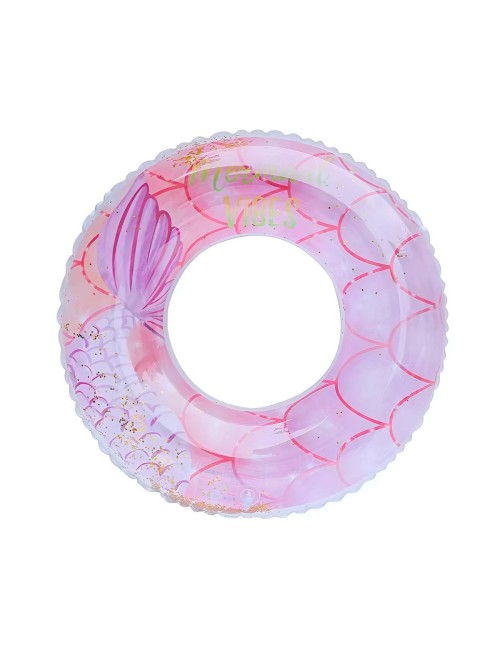 Flotador Boia Sirena Escamas Glitter Piscina Playa 60cm