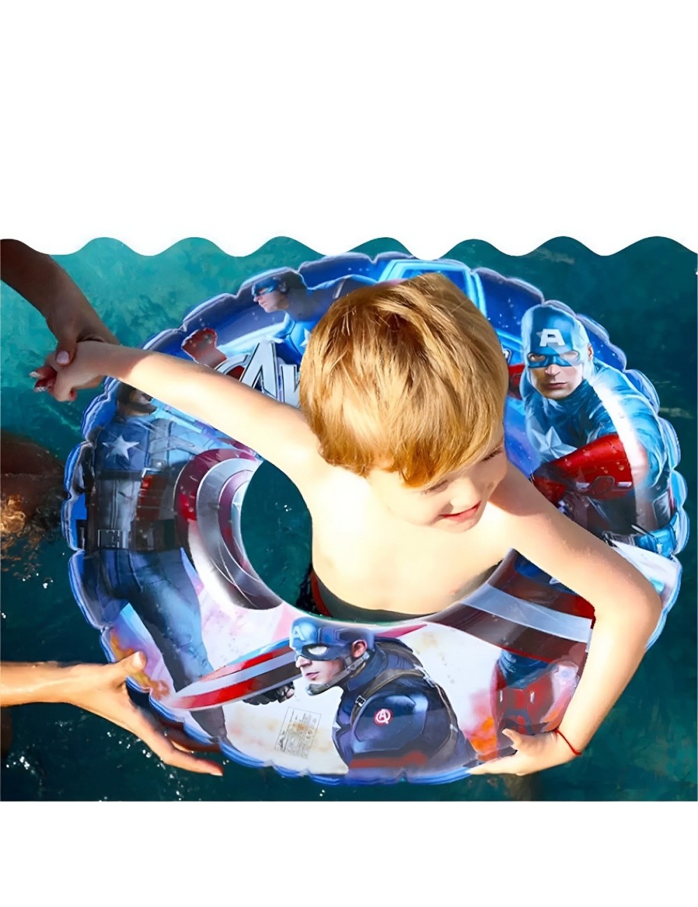 Flotador Inflable Avengers Capitán América Niños 48cm