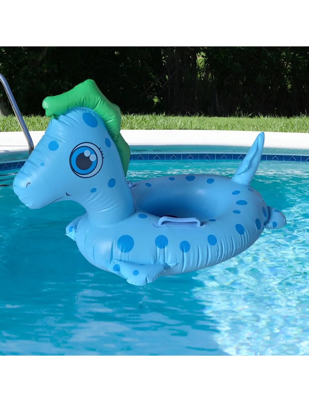 Flotador Inflable Caballito De Mar Con Asiento Para Bebés