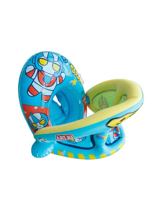 Flotador Inflable Robot Para Bebé Con Techo Parasol Asiento