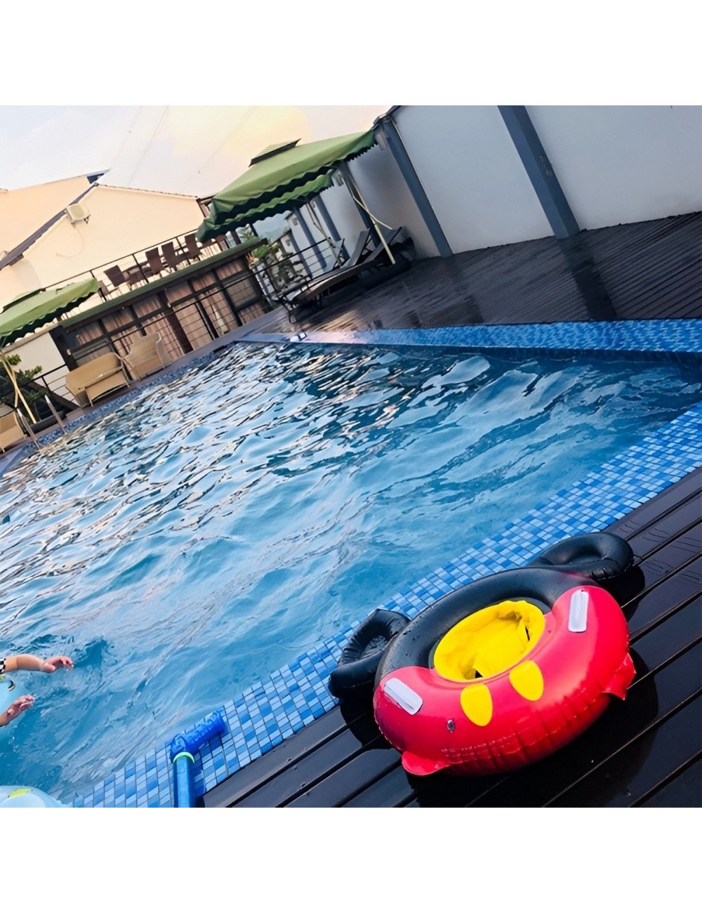 Flotador Inflable Mickey Mouse Con Asiento Para Bebés Niños