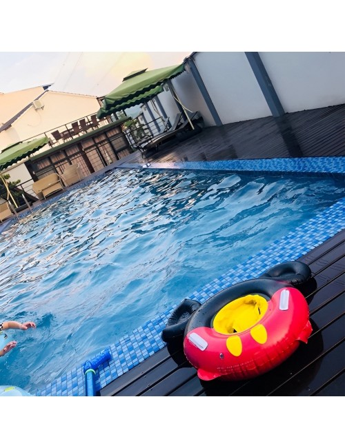 Flotador Inflable Mickey Mouse Con Asiento Para Bebés Niños