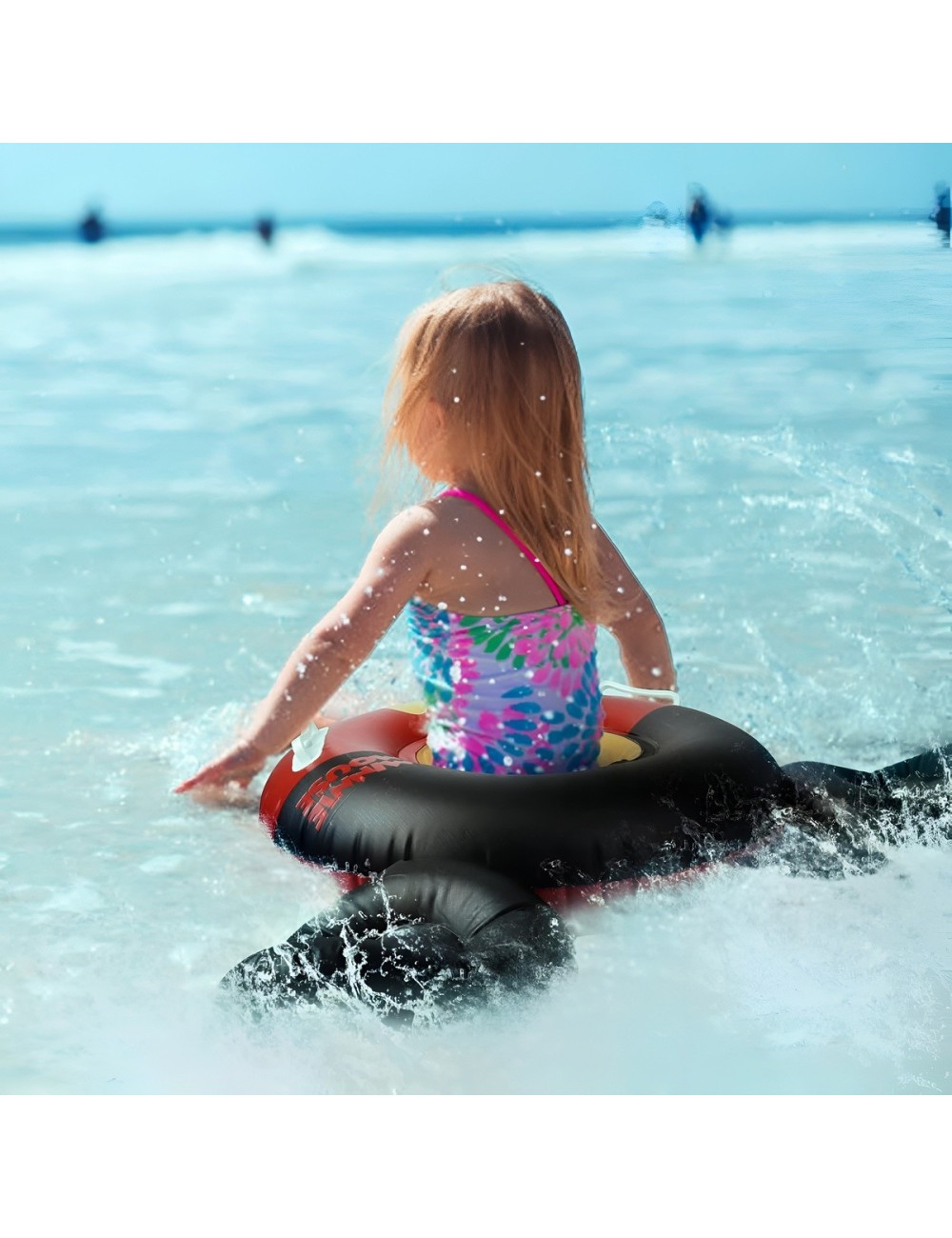 Flotador Inflable Mickey Mouse Con Asiento Para Bebés Niños