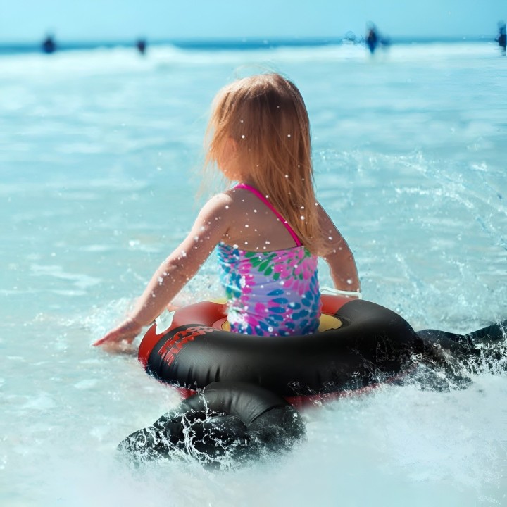 Flotador Inflable Mickey Mouse Con Asiento Para Bebés Niños