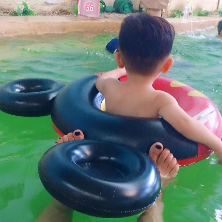 Flotador Inflable Mickey Mouse Con Asiento Para Bebés Niños
