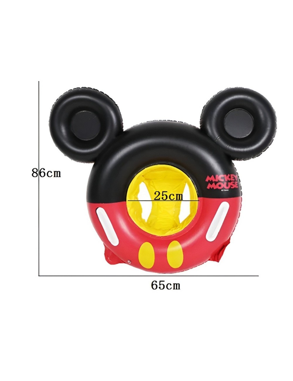 Flotador Inflable Mickey Mouse Con Asiento Para Bebés Niños