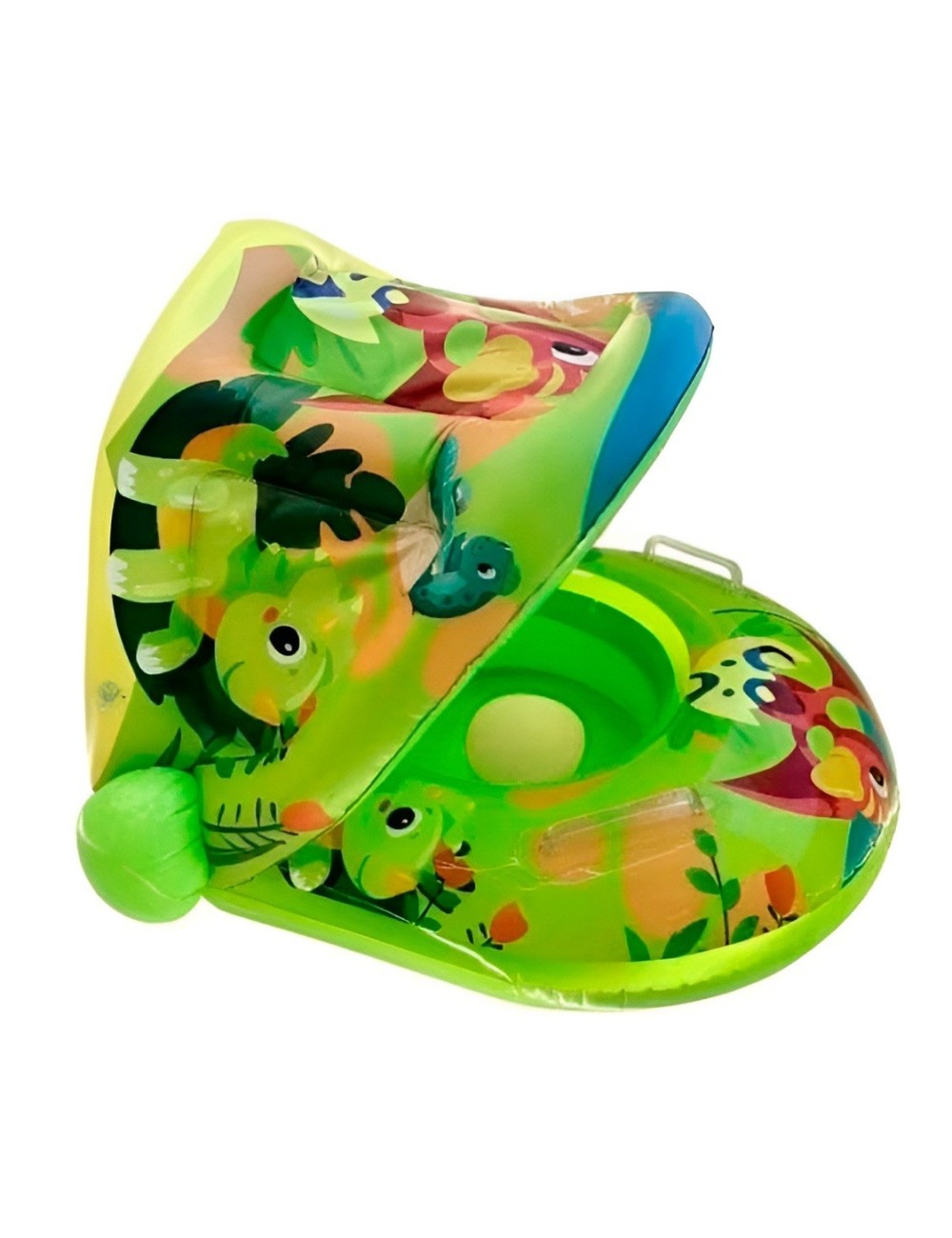 Título Inflable Bebé Flotador Con Sombra Diseño Dinosaurios