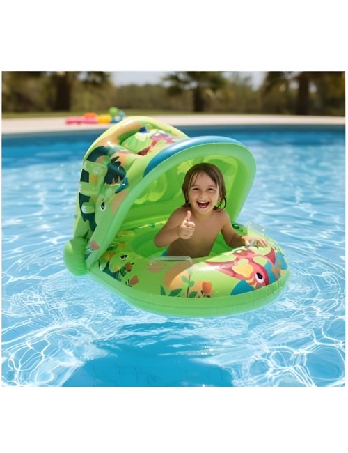 Título Inflable Bebé Flotador Con Sombra Diseño Dinosaurios