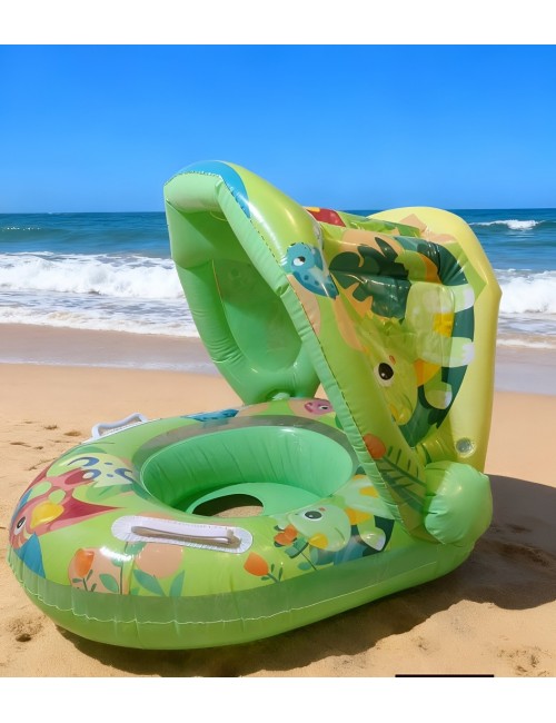 Título Inflable Bebé Flotador Con Sombra Diseño Dinosaurios
