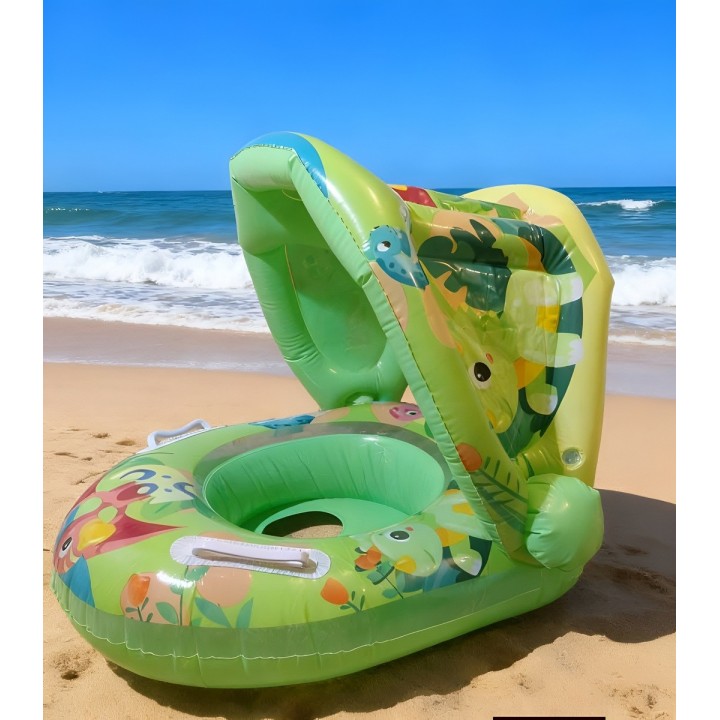 Título Inflable Bebé Flotador Con Sombra Diseño Dinosaurios