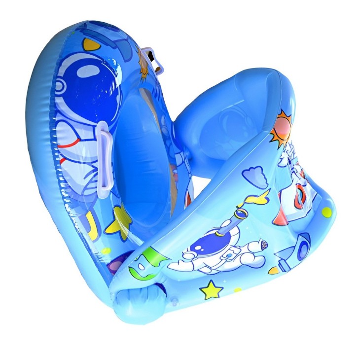 Inflable Bebé Flotador Con Sombra Diseño Astronauta