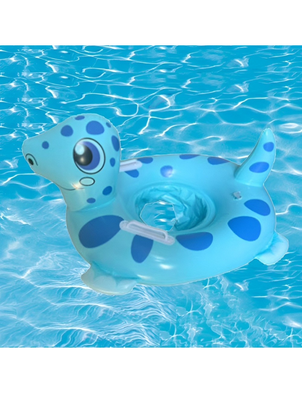 Flotador Inflable Dinosaurio Con Asiento Y Asas Para Bebés