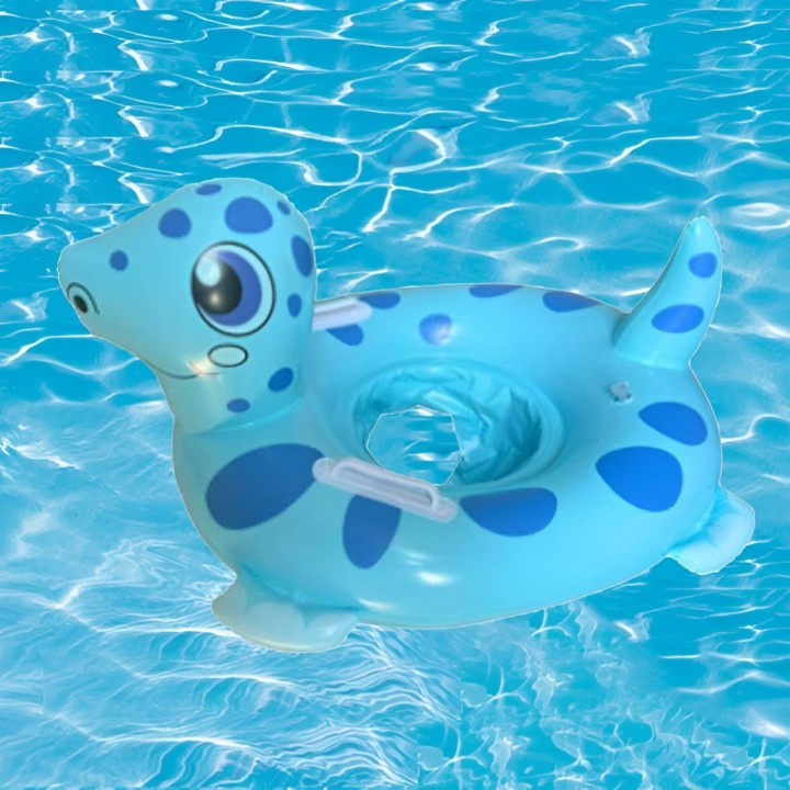 Flotador Inflable Dinosaurio Con Asiento Y Asas Para Bebés
