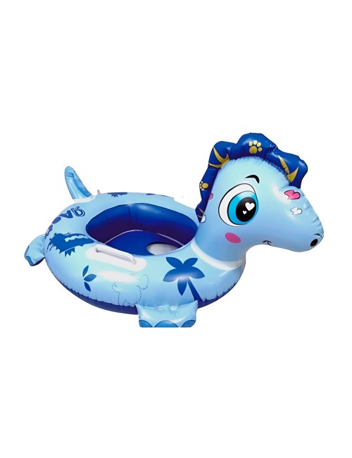 Flotador Inflable Dinosaurio Con Asiento Y Asas Para Bebés