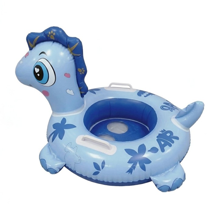 Flotador Inflable Dinosaurio Con Asiento Y Asas Para Bebés