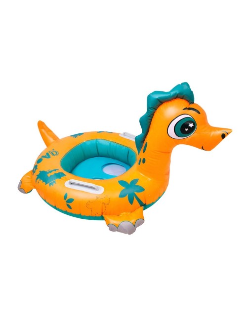 Flotador Inflable Dinosaurio Con Asiento Y Asas Para Bebés
