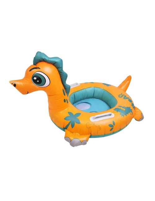Flotador Inflable Dinosaurio Con Asiento Y Asas Para Bebés