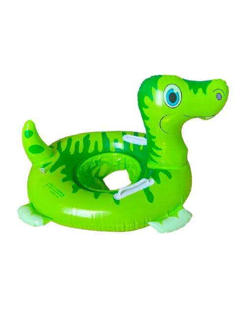 Flotador Inflable Dinosaurio Con Asiento Y Asas Para Bebés