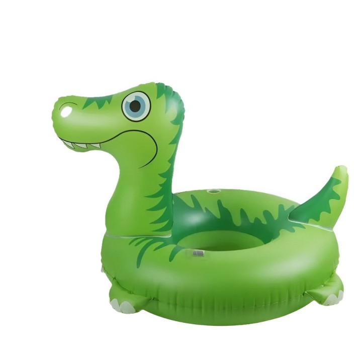 Flotador Inflable Dinosaurio Con Asiento Y Asas Para Bebés