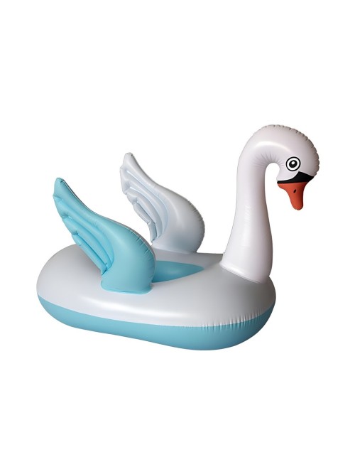 Flotador Boia Bebé Diseño Cisne Con Asiento Para Piscina