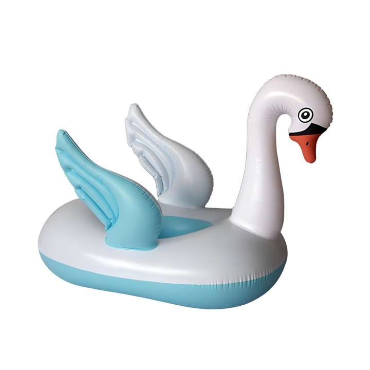 Flotador Boia Bebé Diseño Cisne Con Asiento Para Piscina