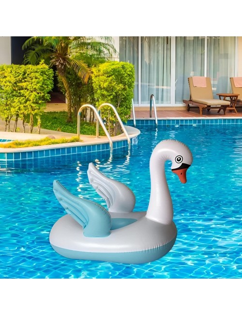 Flotador Boia Bebé Diseño Cisne Con Asiento Para Piscina