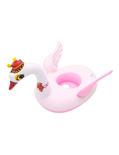Flotador Boia Bebé Diseño Cisne Con Asiento Para Piscina