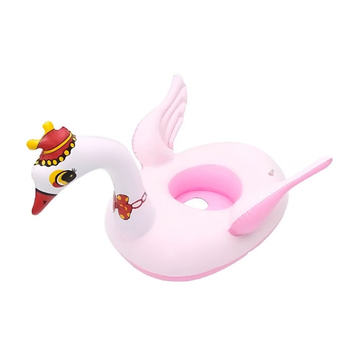 Flotador Boia Bebé Diseño Cisne Con Asiento Para Piscina