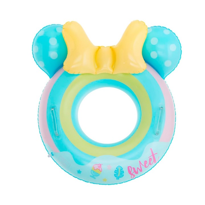 Flotador Inflable Para Niña Con Lazo Y Agarraderas Seguridad