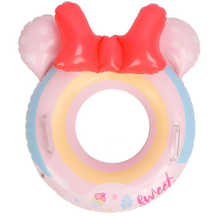 Flotador Inflable Para Niña Con Lazo Y Agarraderas Seguridad