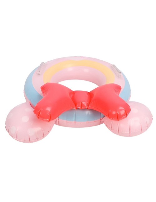 Flotador Inflable Para Niña Con Lazo Y Agarraderas Seguridad