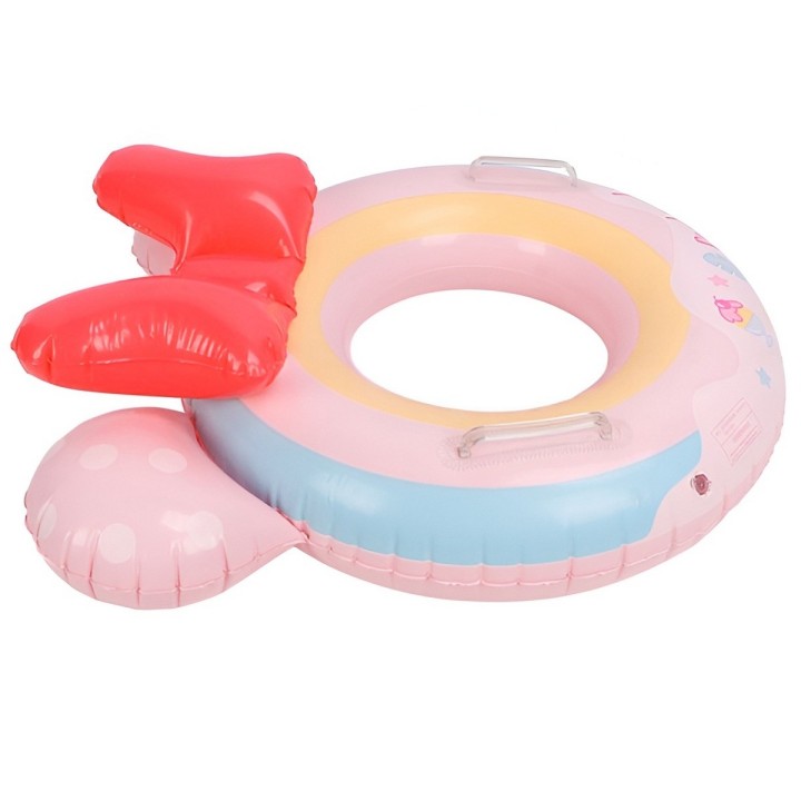 Flotador Inflable Para Niña Con Lazo Y Agarraderas Seguridad