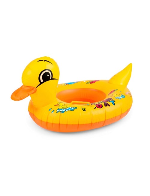Flotador Inflable Pato Amarillo Asiento Manijas Para Bebé
