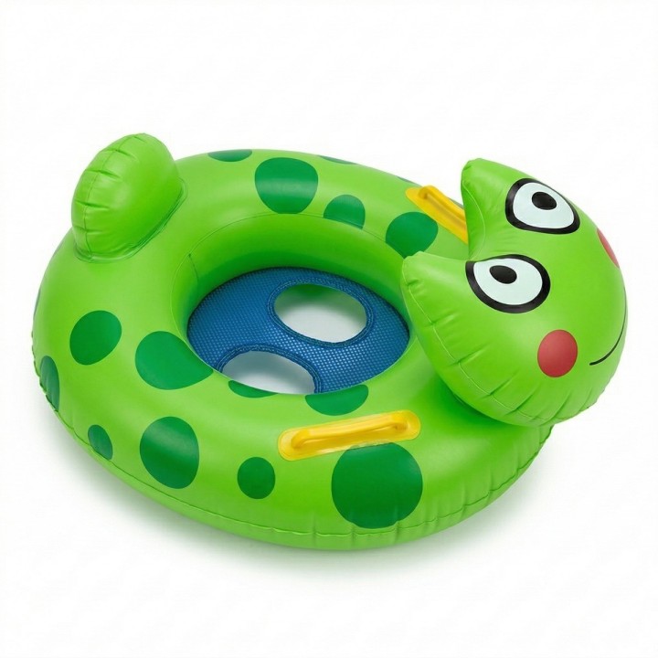 Título Flotador Inflable Bebé Diseño Rana Asiento Agarre