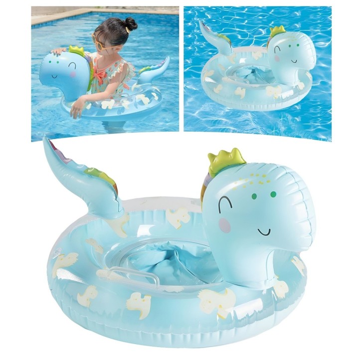 Flotador Inflable Para Bebé Diseño De Dinosaurio Asiento