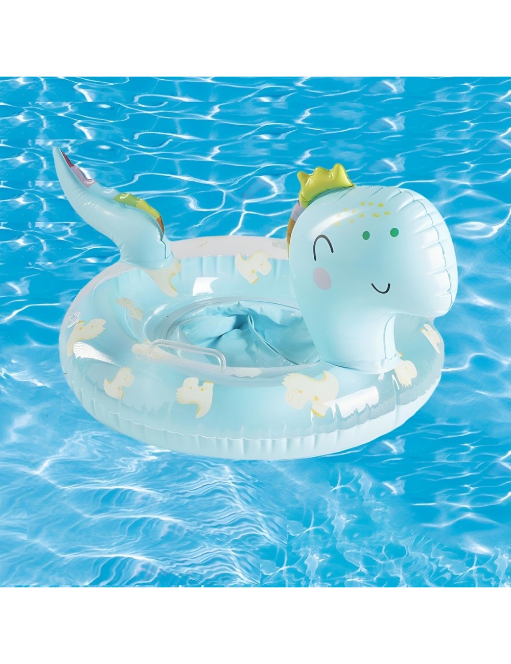 Flotador Inflable Para Bebé Diseño De Dinosaurio Asiento